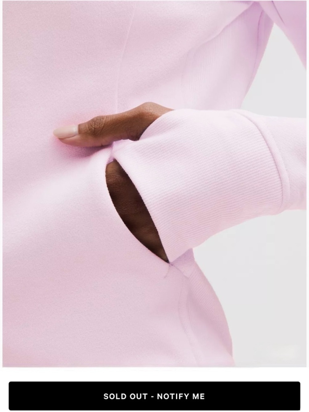 NWT lululemon Scuba Pink Organza Full-Zip Hoodie, 6 - Picture 5 of 12
